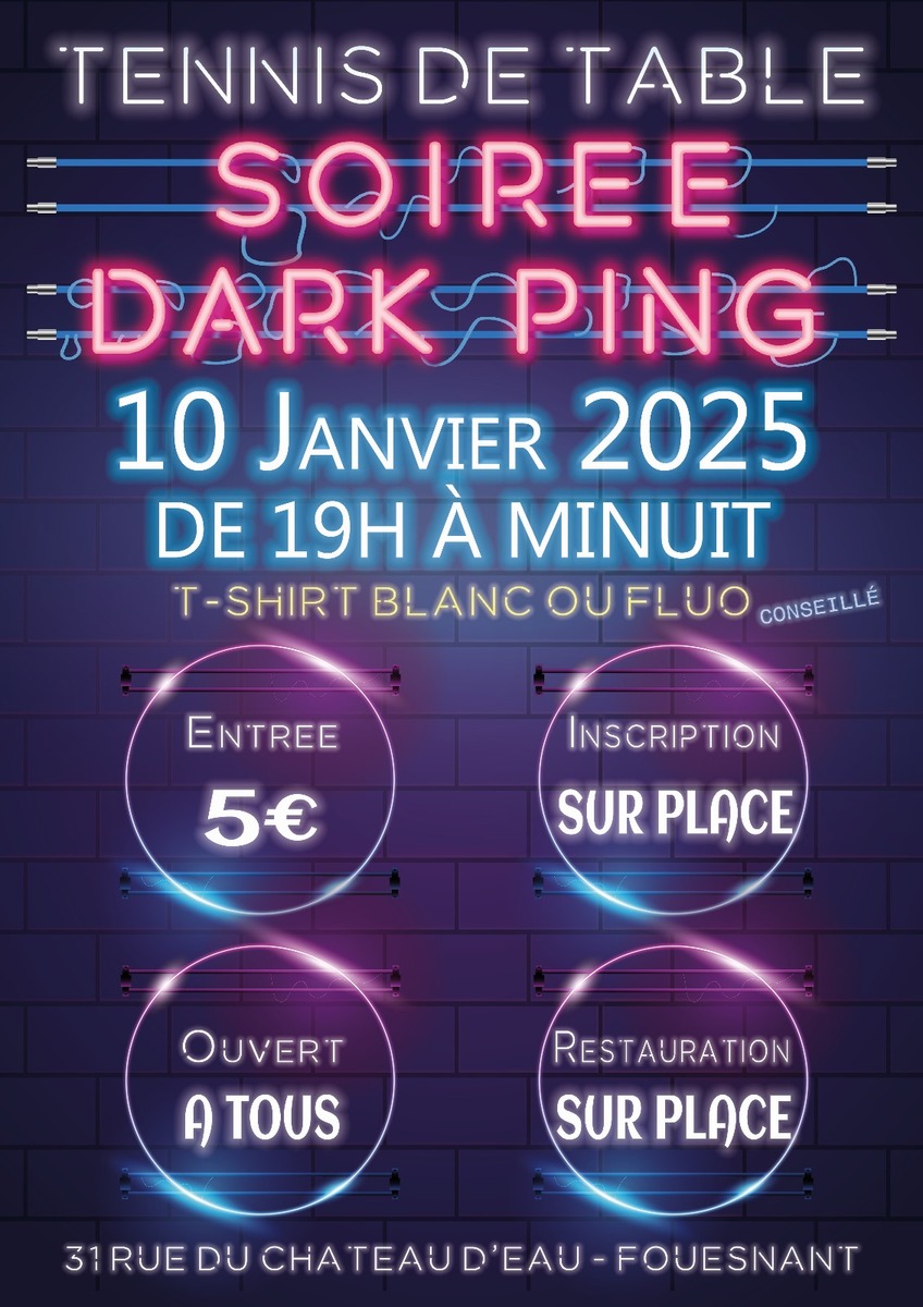 Dark Ping, la nouvelle session 2025 !