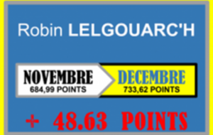 CLASSEMENT DECEMBRE : BRAVO ROBIN !!