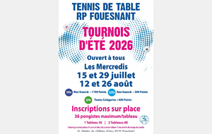 TOURNOIS D'ÉTÉ
