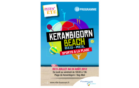 KERAMBIGORN BEACH : DU 9 JUILLET AU 24 AOÛT 2012