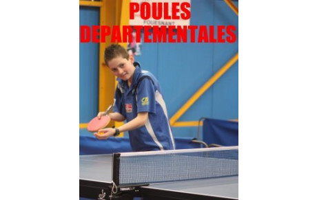 POULES CHAMPIONNAT DEPARTEMENTALE