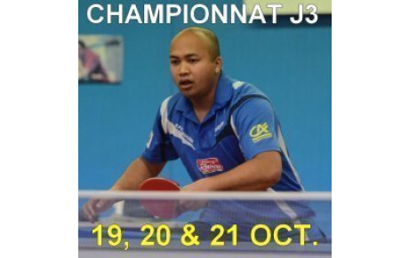 RESULTATS CHPT/ EQUIPES J3 : 19, 20 &amp; 21 OCT.