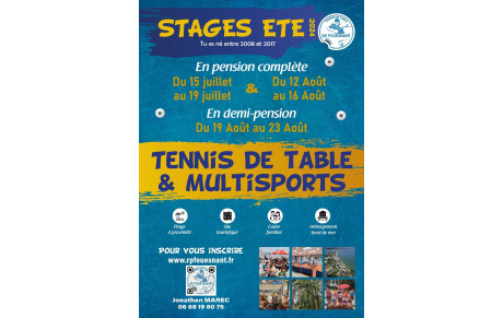 STAGES ETE 2024 