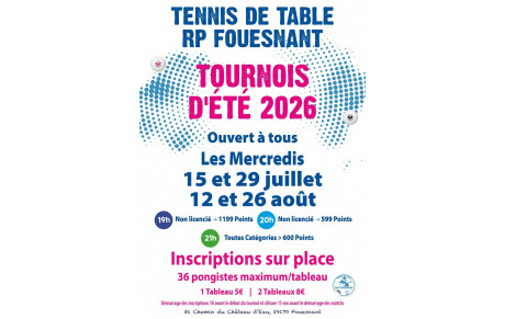 TOURNOIS D'ÉTÉ